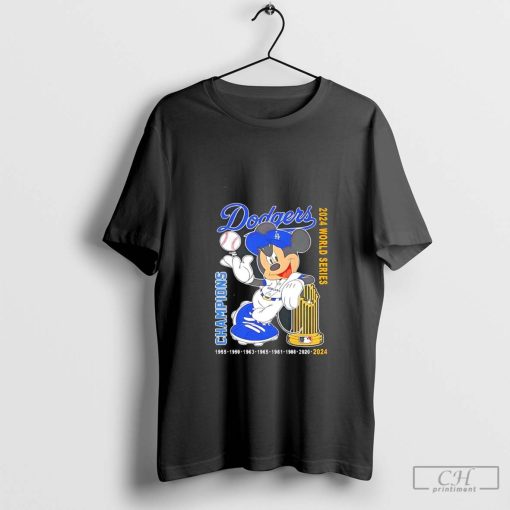 Los Angeles Dodgers Mickey Mouse World Series Champions 2024 shirt