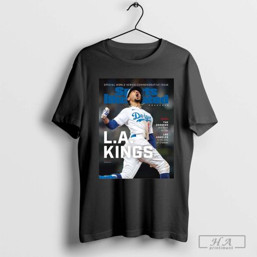 Los Angeles Dodgers Special World Series Commemorative Issue Sports Illustrated Mookie Betts L.A. Kings t-shirt