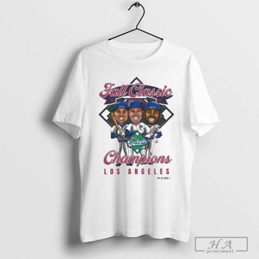 Los Angeles Dodgers Throwback Fall Classic Champions 2024 MLB Shirts