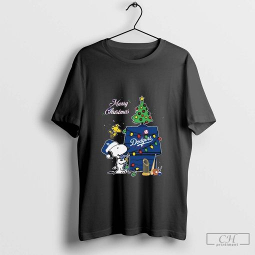 Los Angeles Dodgers x Snoopy Merry Christmas 2024 Shirt