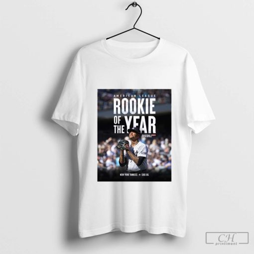 Luis Gil New York Yankees Baseball American League Rookie of the Year MLB 2024 Poster t-shirt