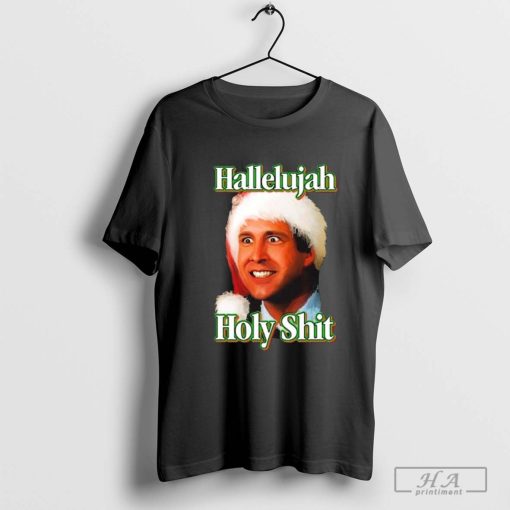 Merry Christmas Hallelujah Holy Shit 2024 T-shirt