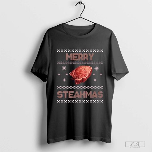 Merry Steakmas Ugly Christmas 2024 Shirt