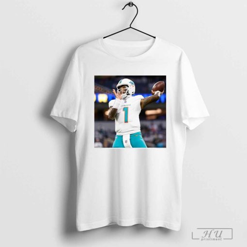 Miami Dolphins Tua Tagovailoa Win on the road Win during primetime Poster t-shirt