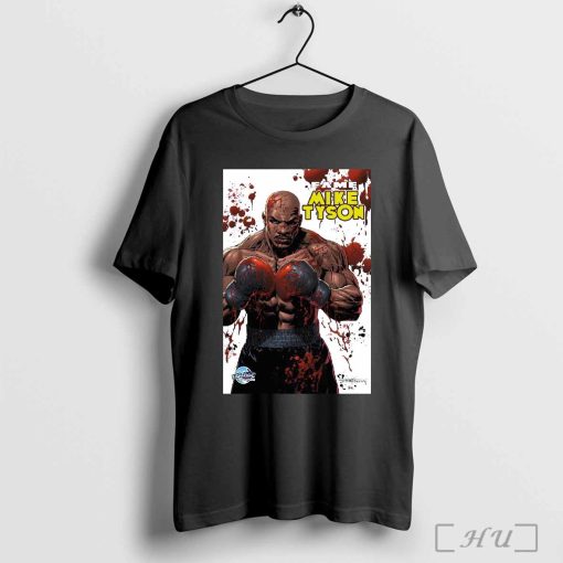 Mike Tyson battle damage! Fame Art Tidal Wave Poster t-shirt