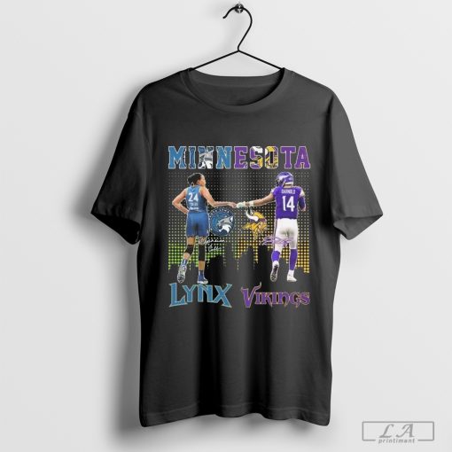 Minnesota Lynx x Minnesota Vikings Signatures 2024 Shirt