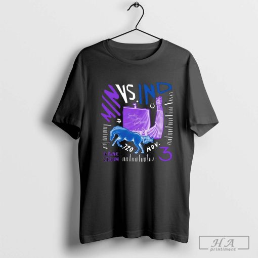 Minnesota Vikings Vs Indianapolis Colts Sunday Night Football US Bank Stadium Nov 2024 t-shirt