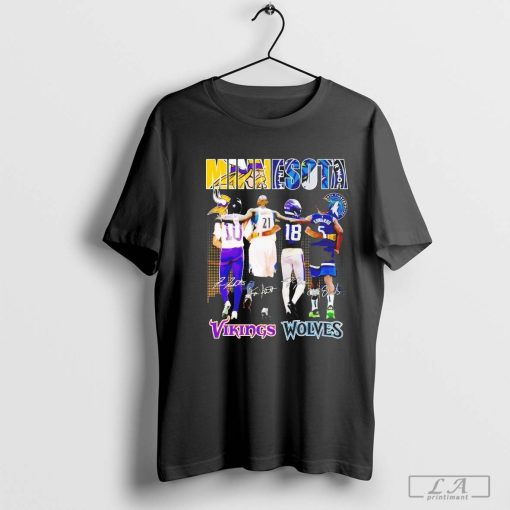 Minnesota Vikings x Minnesota Timberwolves Signature T-Shirt