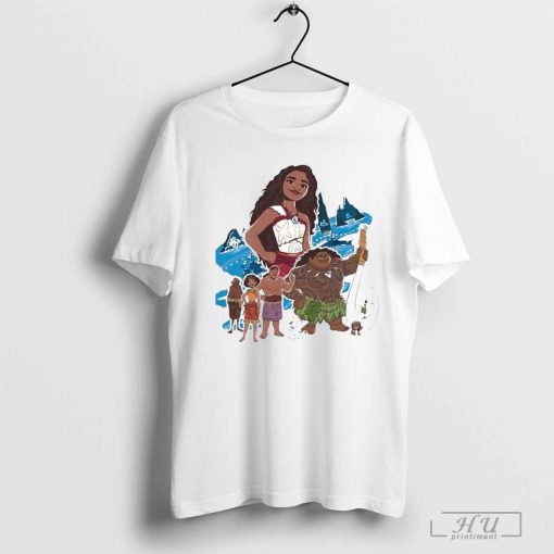 Moana 2 Cast Disney Characters T-shirt