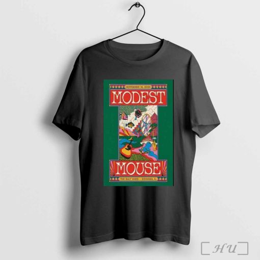 Modest Mouse On Nov 14 2024 At The Salt Shed In Chicago, IL Tour Poster T shirt