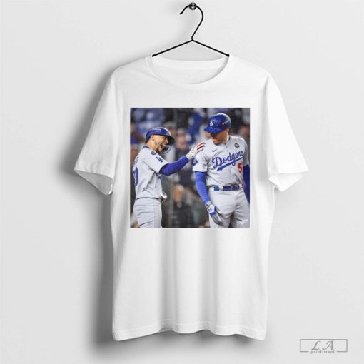 Mookie Betts And Freddie Freeman Los Angeles Dodgers Mama There Goes That Man Shirt