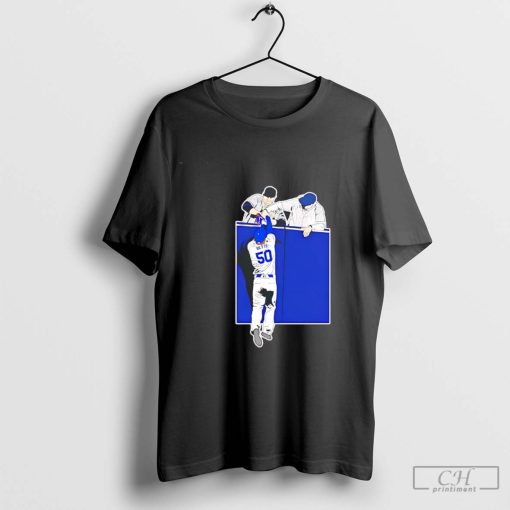 Mookie Betts vs New York Yankees fans interference t-shirt