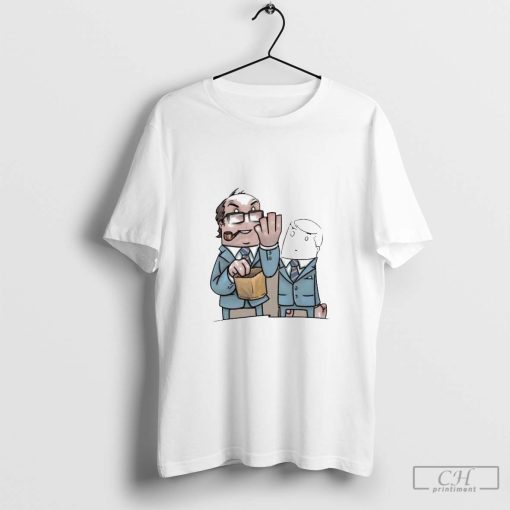 Morecambe and Wise Paper Bag Trick HappyToast 2024 T-shirt