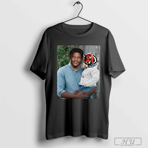 NFL Baltimore Ravens Lamar Jackson is now 10-1 against the Cincinnati Bengals Meme t-shirt