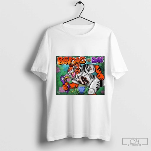 NFL Cincinnati Bengals vs. Baltimore Ravens Nov 7 2024 Painting Poster t-shirt