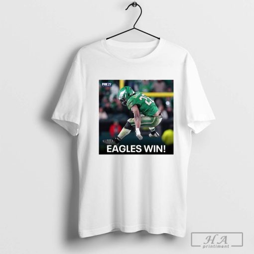 NFL Philadelphia Eagles get their fourth straight win, 28-23 over the Jacksonville Jaguars Poster t-shirt