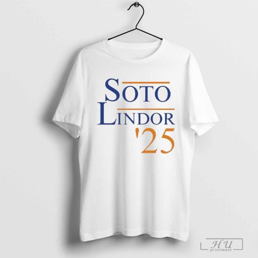 NY Yankees Baseball Juan Soto And Francisco Lindor ’25 MLB t-shirt