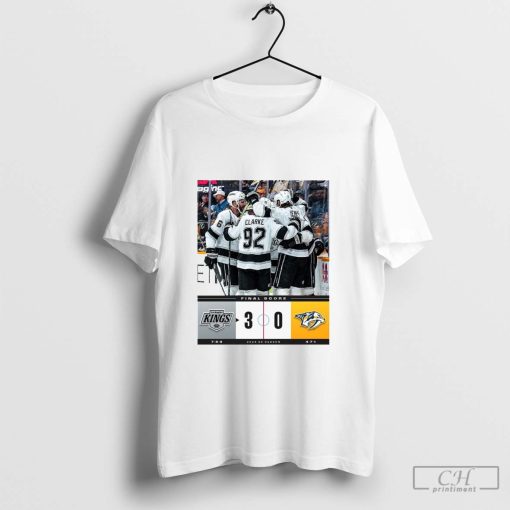 Nashville Predators 0-3 Los Angeles Kings NHL Final Score 2024-25 Season t-shirt