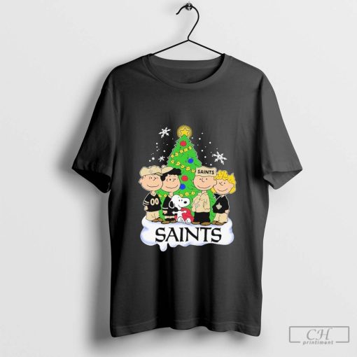 New Orleans Saints x Snoopy Merry Christmas Shirt