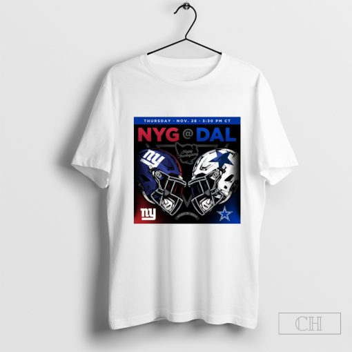 New York Giants At Dallas Cowboys Happy Thanksgiving Thursday Week 13 November 28 2024 t-shirt