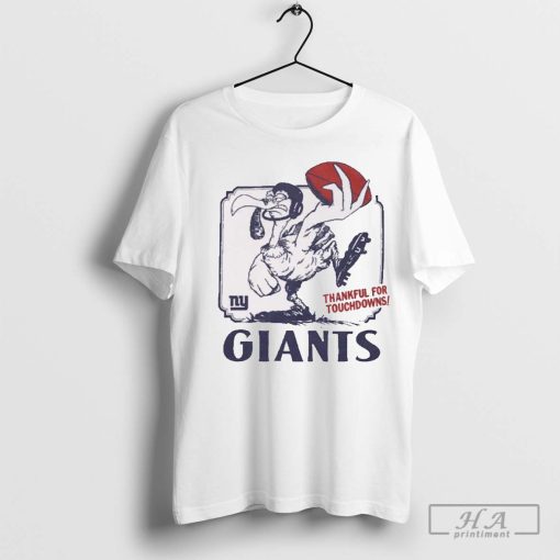 New York Giants NFL Thankful For Touchdowns T-shirt