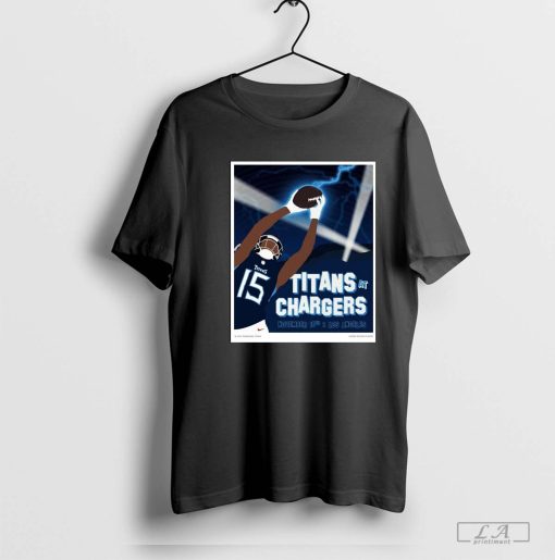 Nick Westbrook-Ikhine Tennessee Titans At Los Angeles Chargers November 10th Poster t-shirt