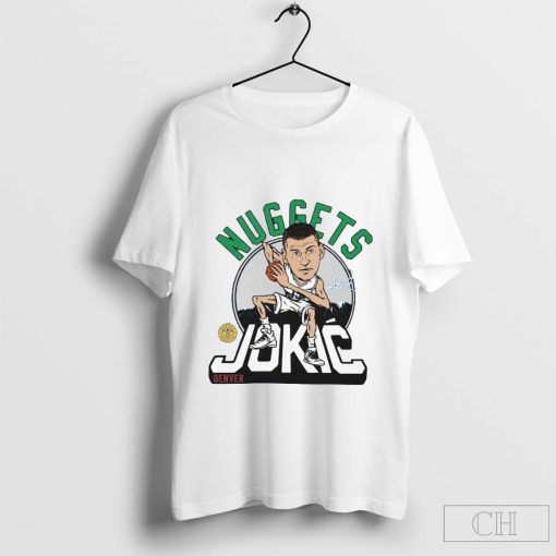 Nikola Jokic Denver Nuggets 2024-25 City Edition Caricature Tri-Blend T-Shirt