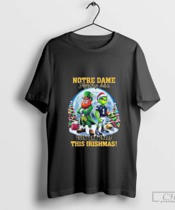 Notre Dame Fighting Irish Luck And Cheer This Irishmas Christmas Shirt