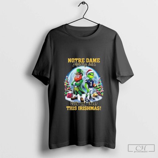 Notre Dame Fighting Irish Luck And Cheer This Irishmas Christmas Shirt