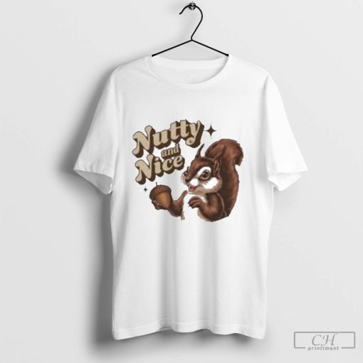 Nutty and Nice Squirrel Acorn T-Shirt