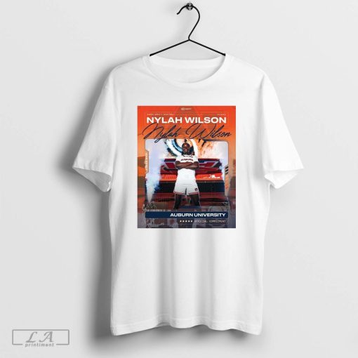 Nylah Wilson Auburn Women’s Basketball Presents Auburn University War Eagles Signature Poster t-shirt