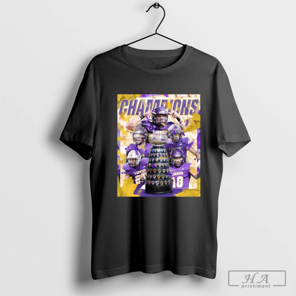 Official 2024 Laurier Golden Hawks Yates Cup Champions Poster Shirt