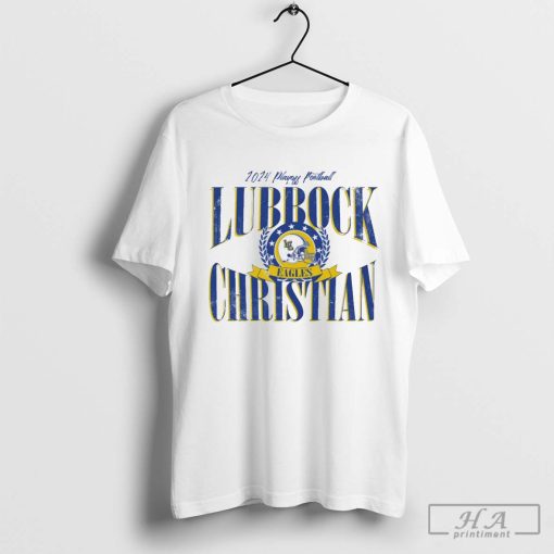 Official 2024 Playoff Football Lubbock Christian Eagles Vintage T-shirt