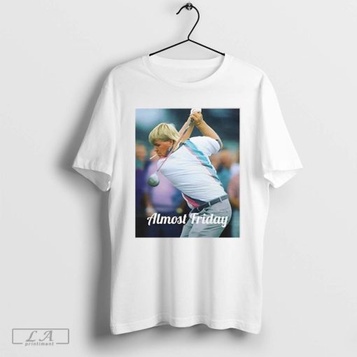 Official Almostfriday Almost Friday Golf Cig t-shirt