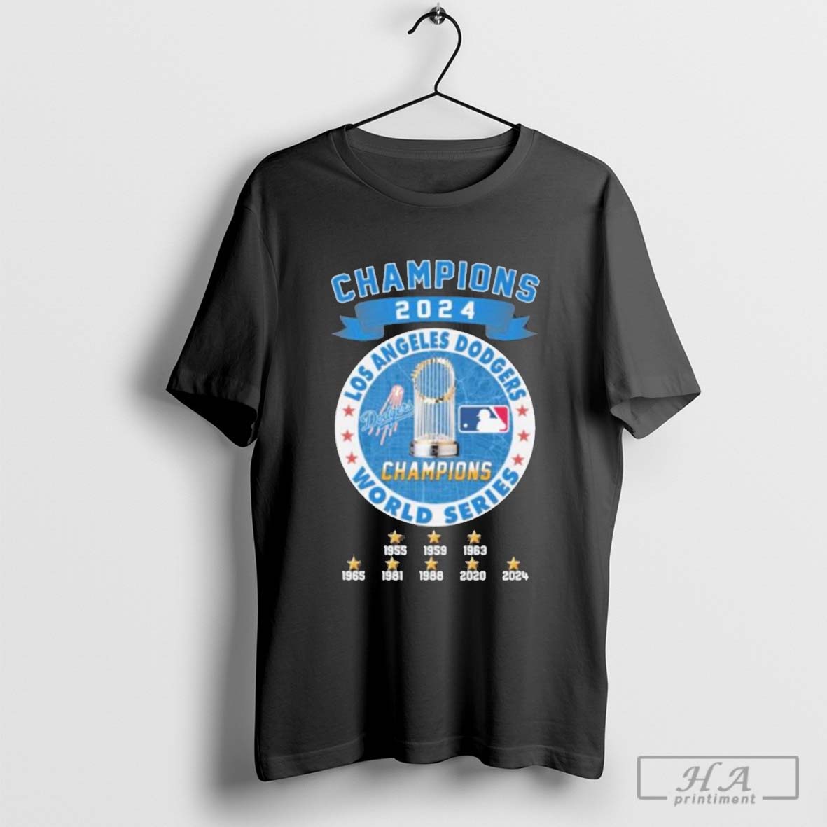 Official Champions 2024 Los Angeles Dodgers World Series Shirt