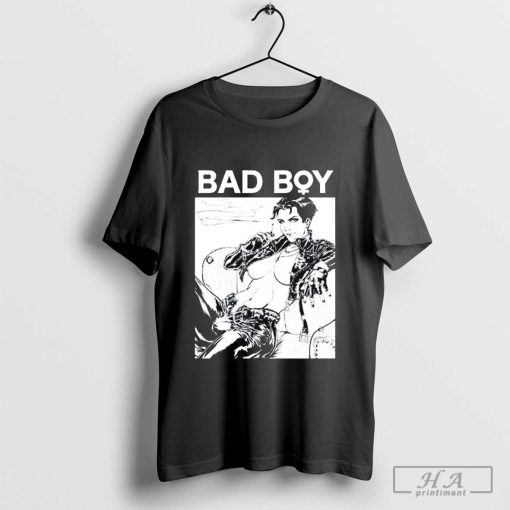 Official Chloe In Pink Bad Boy painting t-shirt