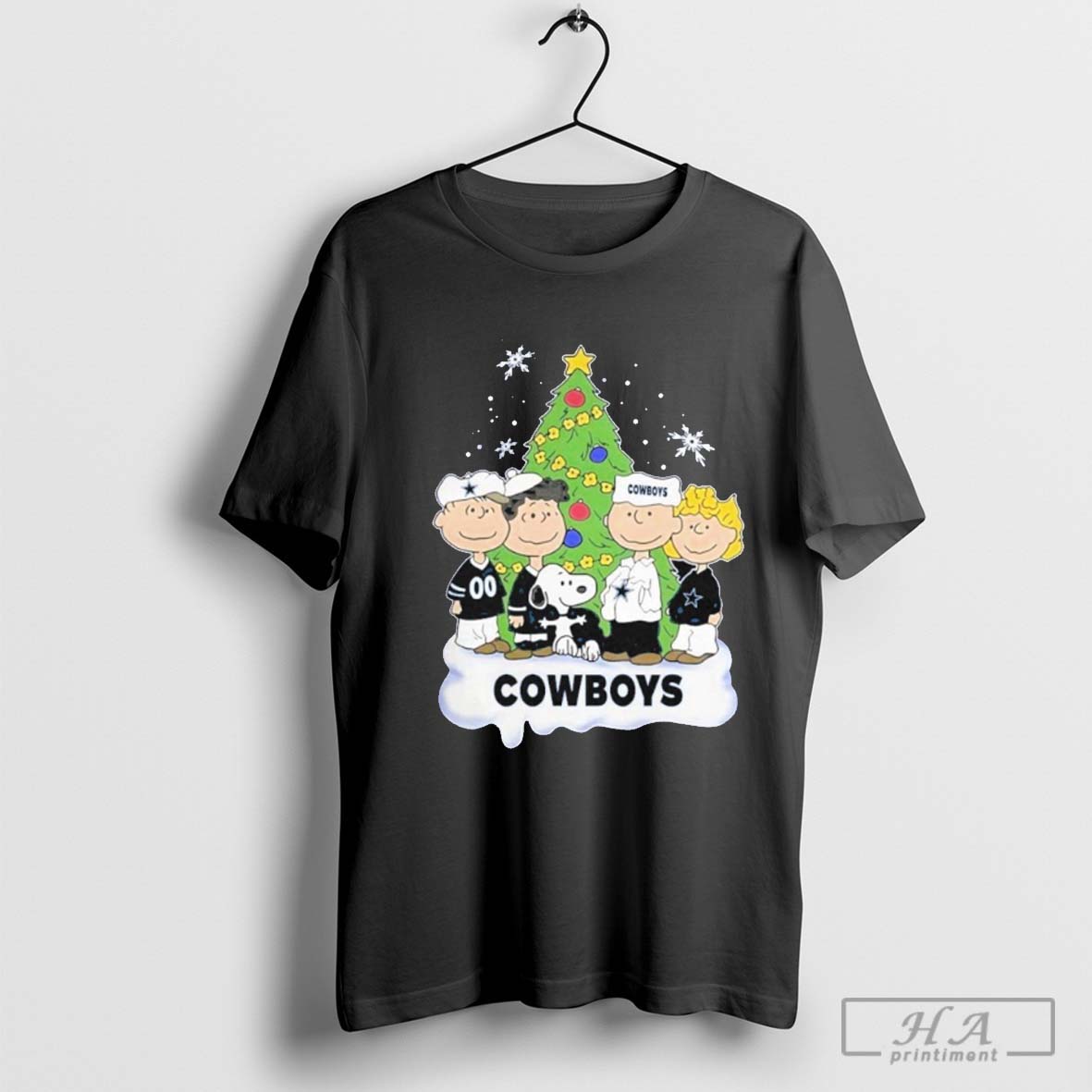 Official Dallas Cowboys X Snoopy And Friends Christmas T Shirt