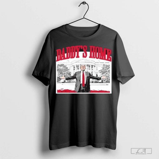 Official David J Harris Jr Donald Trump Daddy's Home Red Paint t-shirt