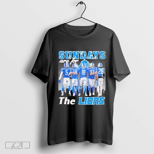 Official Detroit Lions Players Sundays Are For The Lions shirt