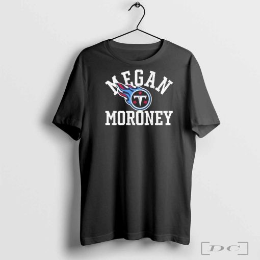 Official Exclusive megan moroney x Tennessee Titans varsity block T-shirt