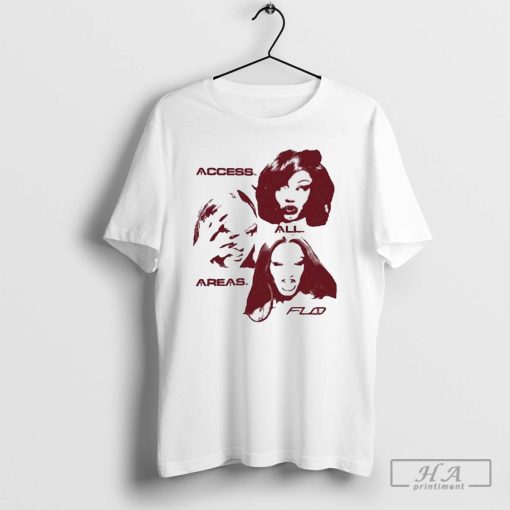 Official Flo Access All Areas Graphic Vintage T-shirt