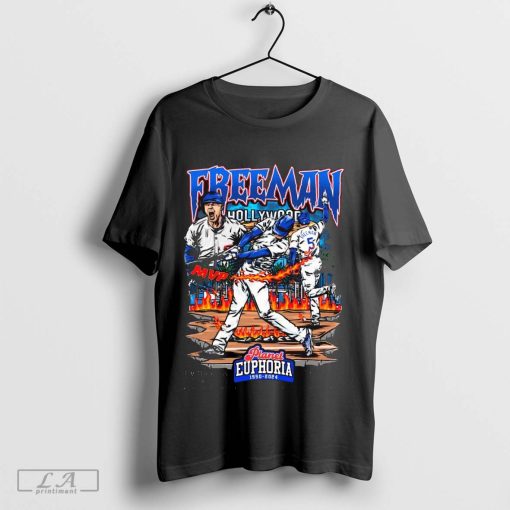 Official Freddie Freeman V2 Los Angeles Dodgers MLB Planet Euphoria Art t- shirt