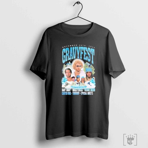 Official Gravy Fest Baby Gravy Waka Flocka Freddie Dredd Carter Vail Tip Special Guests Shirts
