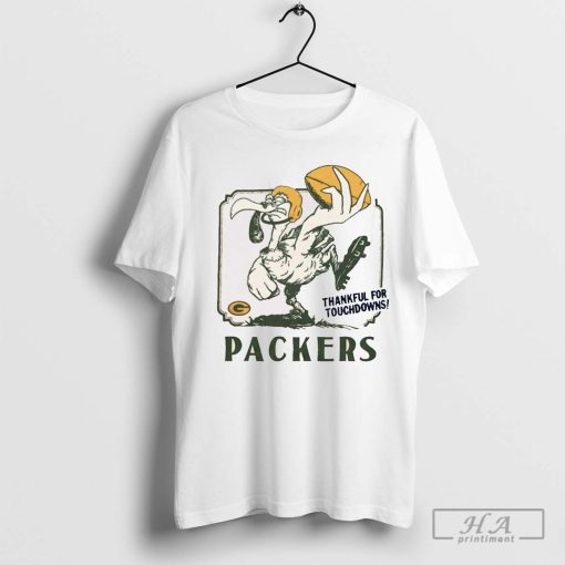 Official Green Bay Packers NFL Thankful For Touchdowns Shirt