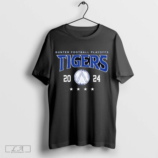 Official Gunter Football Playoffs Tigers 2024 t-shirt