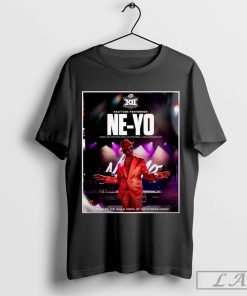 Official Halftime Performer Ne-Yo 2024 Dr Pepper Big 12 Football Championship Poster t-shirt