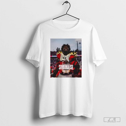 Official Jalon Walker Georgia Bulldogs Butkus Award Semifinalist Poster t-shirt