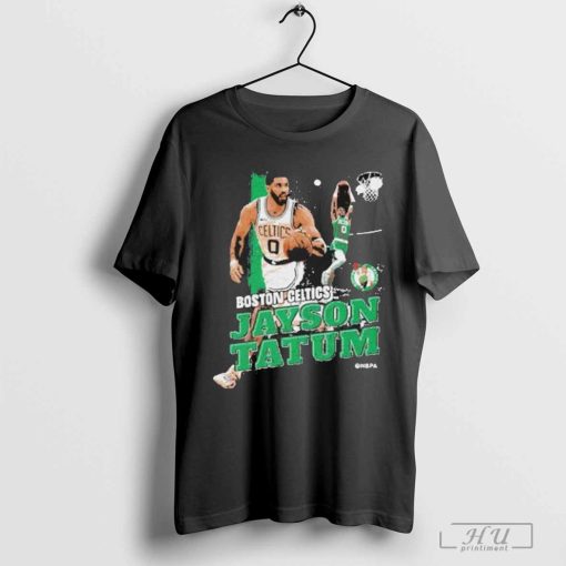 Jayson Tatum Boston Celtics Gritty WHT T-shirt