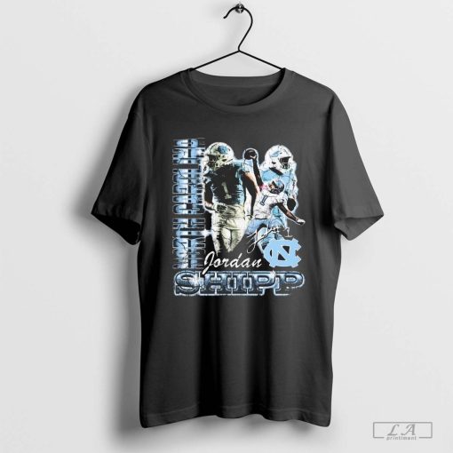 Official Jordan Shipp North Carolina Tar Heels 90s Graphic Signature t-shirt