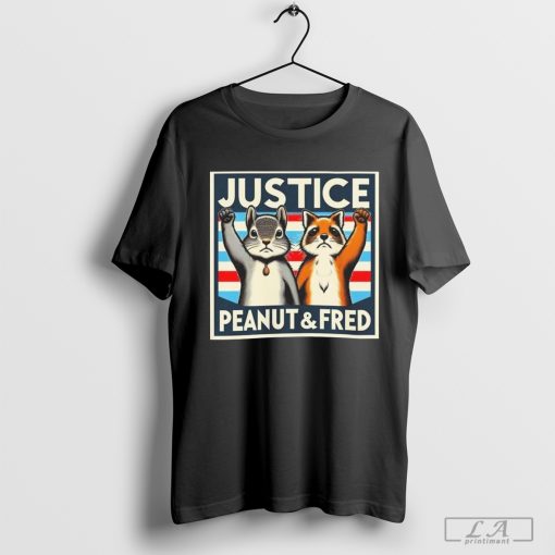 Official Justice For Peanut The Squirrel And Fred Fight 2024 Shirt